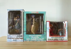 【未開封】エヴァンゲリオン新劇場版　プレミアムスクール水着フィギュア　他　セット3体