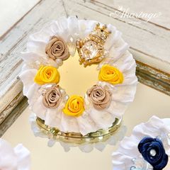 ハンドメイド＊ほんのりピンク＆白いレースのティッシュカバー