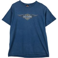 古着 ハーレーダビッドソン Harley-Davidson モーターサイクル バイクTシャツ USA製 メンズL相当/eaa636939