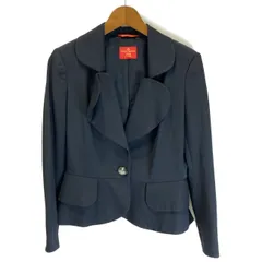 【中古】　Vivienne Westwood RED LABEL　テーラードジャケット　アウター　シングルボタン　無地　日本製　古着　/2496のサムネイル