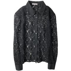 Sue様専用【GANNI】 Ribbon tulle shirts - メルカリ