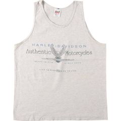 古着 90年代 アンビル Anvil Harley-Davidson ハーレーダビッドソン 鷲柄 イーグル柄 ノースリーブ モーターサイクル/eaa637609
