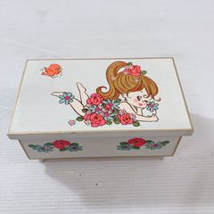水森亜土 昭和レトロ オルゴール(赤とんぼ) 小物入れ - メルカリ