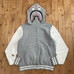 エイプ シャークスケルトンパーカー ジップパーカー サイズXL - メルカリ