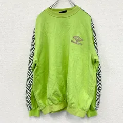 90s～　UMBRO　スウェット/トレーナー　デカロゴ　ヴィンテージ　黄色　イエロー　XLサイズ　古着【値引き交渉OK！】