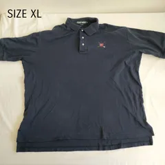 【XL】海外古着　POLO　GOLF　ポロ　ポロシャツ　黒　ワンポイントのサムネイル