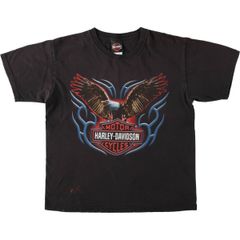 古着 ハーレーダビッドソン Harley-Davidson 鷲柄 イーグル柄 モーターサイクル バイクTシャツ メンズM相当/eaa637067