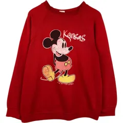 古着 ~90年代 MICKEY MOUSE ミッキーマウス キャラクタースウェットシャツ トレーナー レディースM相当 ヴィンテージ/eaa626298のサムネイル