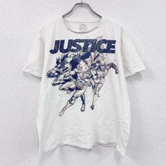 DC 코믹스 Justice League 저스티스 리그 반소매 T 셔츠 무비 T 베이지 2XL 사이즈 헌옷 [가격 인하 협상 OK!]