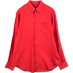 古着 バーバリー Burberry's BURBERRY LONDON 長袖 リネン ボタンダウンシャツ メンズL相当/eaa634895