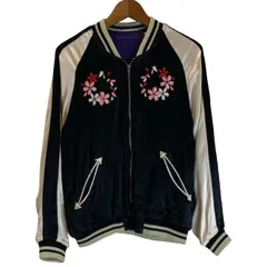 【中古】　IOLANI　スカジャン　ブルゾン　刺しゅう　花柄　古着　/0151のサムネイル