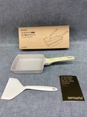 sensarte ノンスティック 玉子焼きフライパン18×15㎝ フライ返し付き SA-YZS018のサムネイル