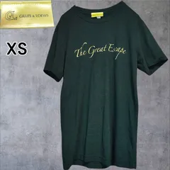 ジルアンドロウズ プリントTシャツ 深緑 半袖 カットソー フロントロゴ バックプリント GILLES & LOEWS BELLA CANVAS The Great Escape Tee Green XS