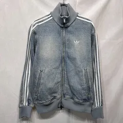 adidas アディダス ● KS2227 IE661 DNM FB TT for atmos DENIM FIREBIRD TRACK TOP デニム ファイヤーバード トラックトップ  デニムトラックジャケット