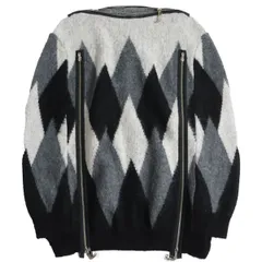 【ドンドン見直し】未使用品●21AW TAKAHIROMIYASHITATheSoloist. タカヒロミヤシタ ザ ソロイスト boat neck argyle cape 0001dAW21 モヘヤ混 アーガイル柄 ケープ/ポンチョ 日本製 正規品【中古】のサムネイル