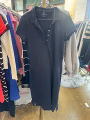 Tommy Hilfiger トミーヒルフィガー ネイビー 半袖 カラ ONE PIECE
