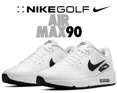 ナイキ エアマックス 90 ゴルフ NIKE AIR MAX 90 GOLF white/black cu9978-101 ゴルフシューズ ホワイト ブラック スニーカー スパイクレス
