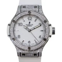 HUBLOT【ウブロ】 ビッグバン スチールホワイト パヴェ 361.SE.2010.RW.1704 ホワイト文字盤 SS 【USED】(JD-74197)のサムネイル