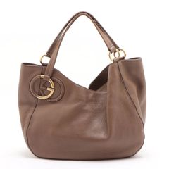 美品 グッチ GGキャンバス バンブー 117594 レザー ショルダーバッグ