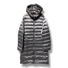 UNIQLO ユニクロ ウルトラライトダウン ロングコート フード取り外し可能 収納袋付き ロングダウン アウター 防寒 軽量 レディース サイズL　ブラウン 冬 ゴーゴー古着久喜倉庫店 8 No.K1949
