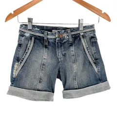Joe's Jeans ローライズ ショートパンツ デニム ダメージ加工 W24 XS～S相当 レディース 古着 y2kのサムネイル