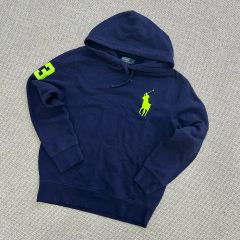 Ralph Lauren ネイビー パーカー ビックポニー s - メルカリ