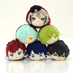 【三重店】刀剣乱舞 もちもちマスコット もちマス 計6点 (小豆長光/謙信景光/同田貫正国/日向正宗/鶯丸/膝丸/とうらぶ)【710-D288】