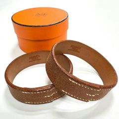 HERMES プールトゥール レザーバングル - メルカリ