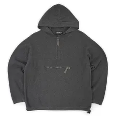 エディーバウアー Eddie Bauer 00s 2000年代 コットンニット アノラック 珍品 オールド プルオーバージャケット パーカー 旧タグ USA ヴィンテージ アメリカ 古着 チャコールグレー L【中古】のサムネイル