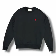 AMIAlexandreMattiussi クルーネックスウェット トレーナー アミ アレクサンドルマテュッシ ブラック L （15282M）のサムネイル