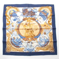 HERMES エルメス カレ90 QUADRIGE 馬柄 シルクスカーフ - メルカリ