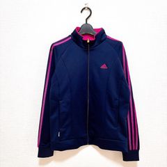 adidas CLIMALITE ネイビー ピンク ジャージ - メルカリ