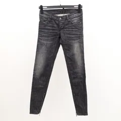 DSQUARED2 / ディースクエアード ◆デニムパンツ/裾ジップ/スキニー/ブラック/W36 S75LA0434  レディースファッション
