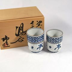 新品 薩摩焼・江月窯 新妻守 紫、黒ぼかし 薩摩切子魚子紋 酒器揃