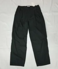 【D38034】STILL BY HAND スティルバイハンド ガーメントダイ 2タック ワイドテーパードパンツ 3 GREEN CHARCOALのサムネイル