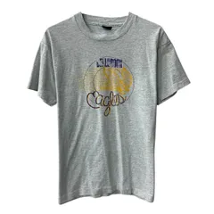 80s USA製 SCREEN STARS BEST 半袖 プリントTシャツ L ライトグレー プルオーバー 80年代 コットンポリ カットソー 夏物 a805-5440