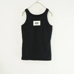 AMERI アメリ DOUBLE TAG TANK TOP ダブル タグ タンクトップ パット付き ブラトップ トップス 黒のサムネイル