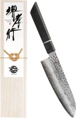 佐治武士 レインボーダマスカス 青ニステンクラッド 三徳180 - メルカリ