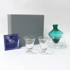 HOYA ◆【グラス】HOYA/HOUSE AND BEST クリスタル冷酒セット CJS9730G すまい 雑貨 ギフト ギフト【未使用】 