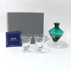 HOYA ◆【グラス】HOYA/HOUSE AND BEST クリスタル冷酒セット すまい 雑貨 ギフト ギフト【未使用】 