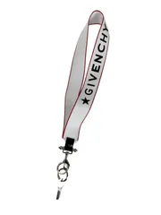 GIVENCHY ジバンシィ キーモチーフ ネックストラップ  ホワイト ブラック レッドのサムネイル