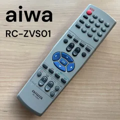 アイワ aiwa RC-ZVS01 リモコン テレビ 除菌 清掃済み 中古 RC4744のサムネイル
