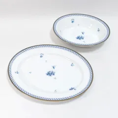 Noritake / ノリタケ ■【洋食器】ノリタケ/レベッカ オーバルプレート（2枚組） 1458 すまい 雑貨 ギフト ギフト