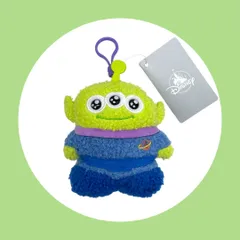 ディズニー【リトル・グリーン・メン】エイリアン ぬいぐるみキーホルダー・キーチェーン もふぺた Mofupeta