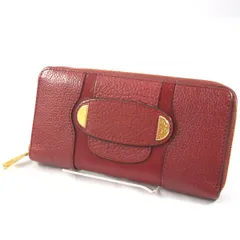 MARC JACOBS / マークジェイコブス ◆ラウンドファスナー長財布/レザー/レッド 【財布/サイフ/ウォレット/wallet/コイン】 レディースファッション