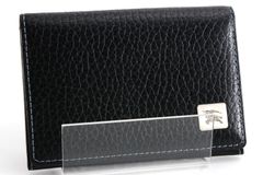 良品】 バーバリー ノバチェック 名刺 カードケース レザー 黒 - メルカリ
