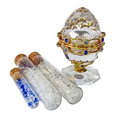 スワロフスキー エッグアート ジュエリーボックス 置物 クリスタル