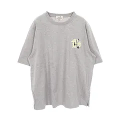 エルメス HERMES カットソー ミニレザーパッチ コットン Tシャツ メンズ 未使用のサムネイル