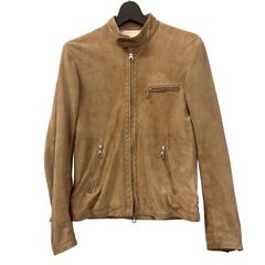 美品】 1945ca スエード シングルライダース 46 - メルカリ