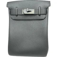エルメス HERMES ケリーアッカドPM K刻印 ブラック ブラック金具 トゴ メンズ ボディバッグのサムネイル